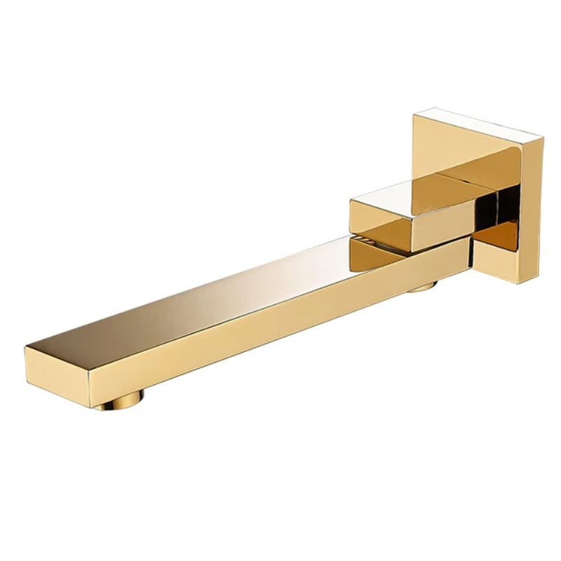 180 Degree Solid Bass Wall Outlet Wall Mounted Shower Spout-Shower Faucet-Index Bath