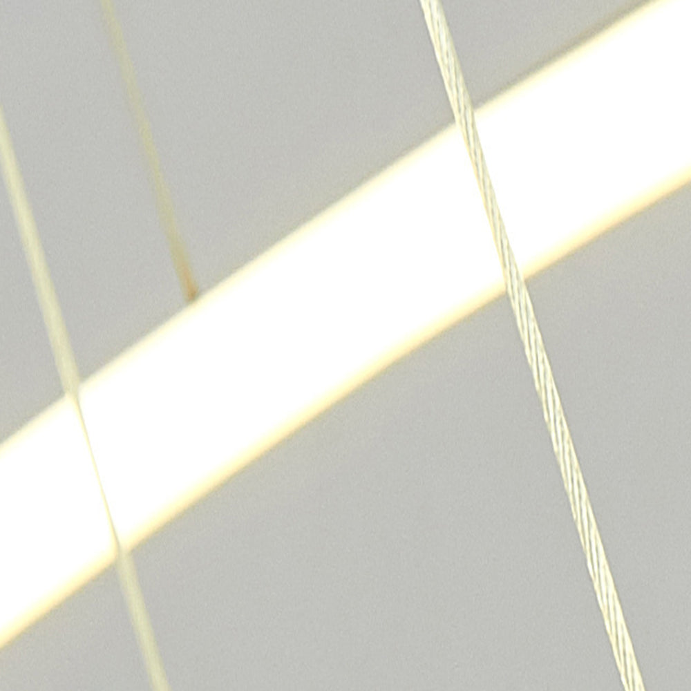 Arisha 3–5 Ring Pendant Light – Gold Finish, 3-Color Temperature Switchable