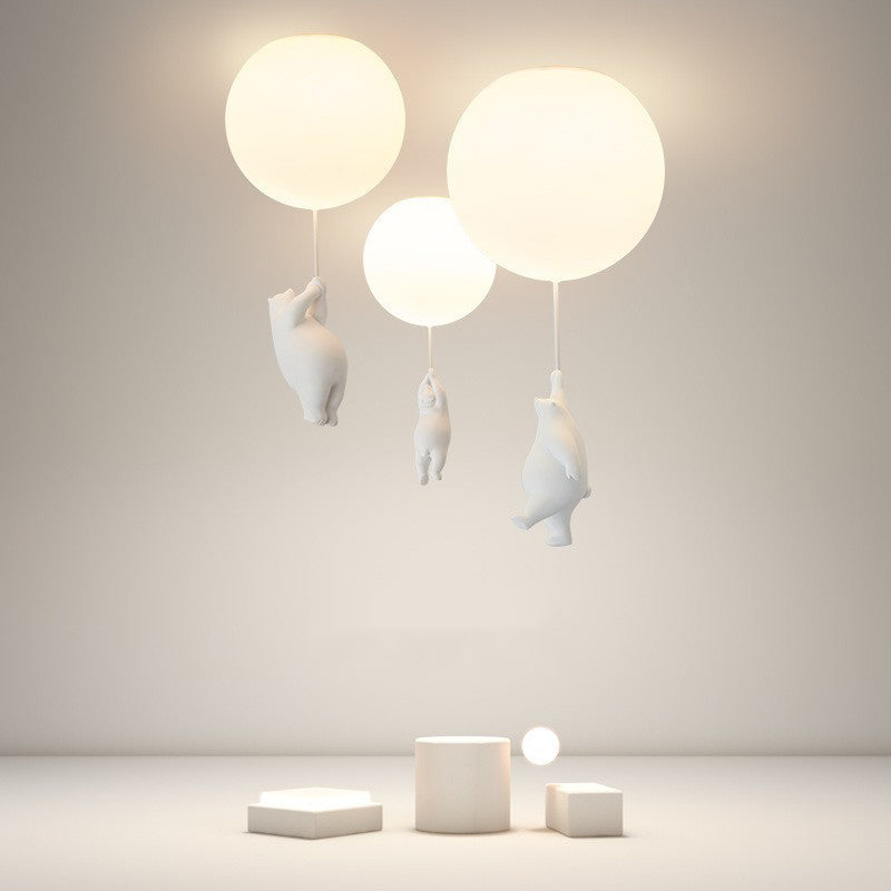 Bear Balloons Ceiling Light – LED Flush Mount, 3 Colours