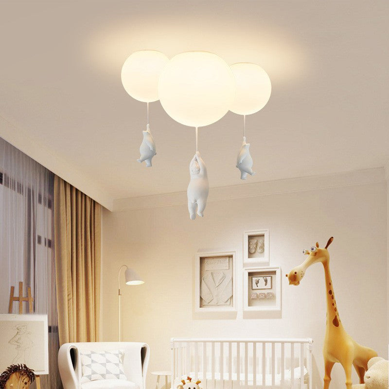 Bear Balloons Ceiling Light – LED Flush Mount, 3 Colours