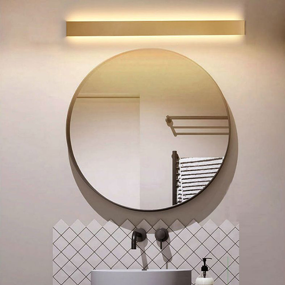 Edge Minimalist Rectangular Wall Lamp – Black, White, or Gold