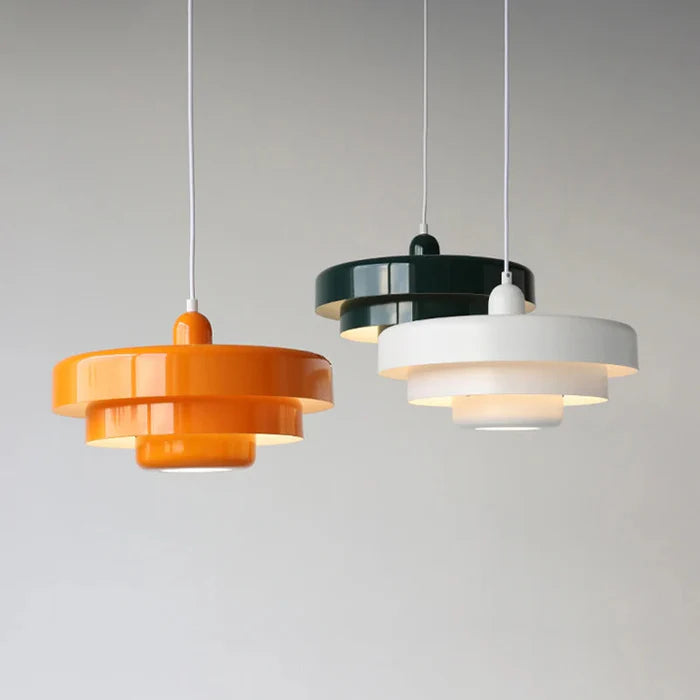 Italian Style Pendant Lamp – E27, Iron Shade, 6 Colours