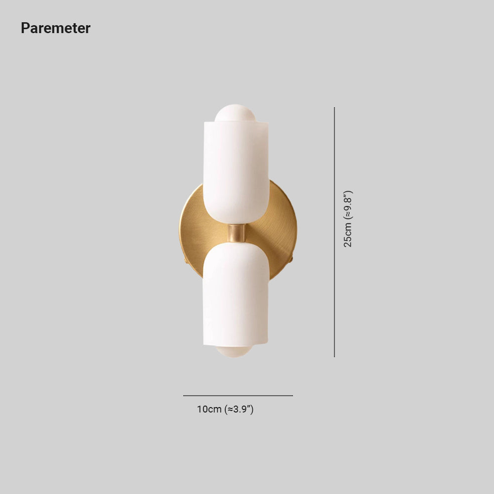 Morandi Modern LED Wall Lamp – Gold, Black, or Green Finish