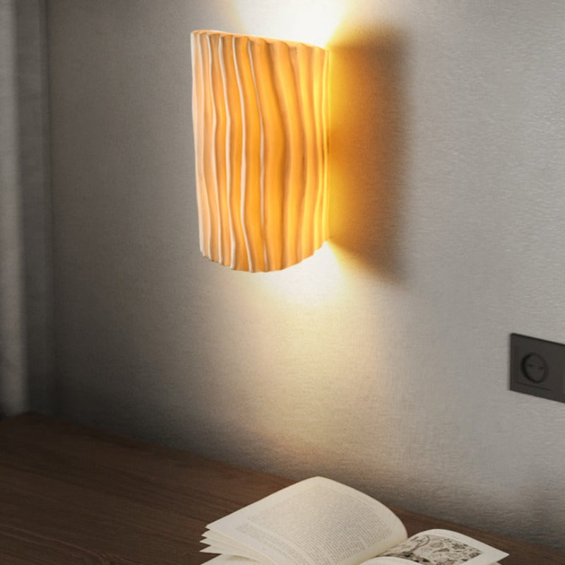 Morandi Retro LED Wall Lamp – Resin, Warm Light, 4 Colours