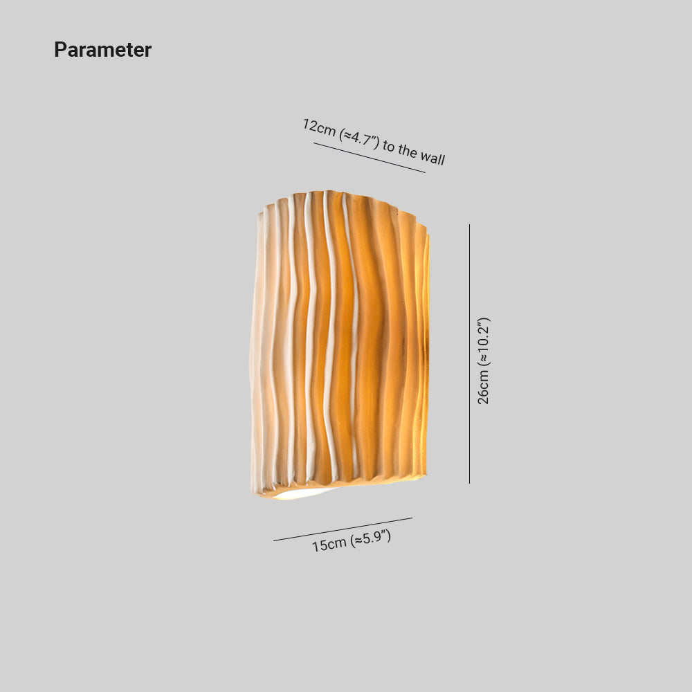 Morandi Retro LED Wall Lamp – Resin, Warm Light, 4 Colours