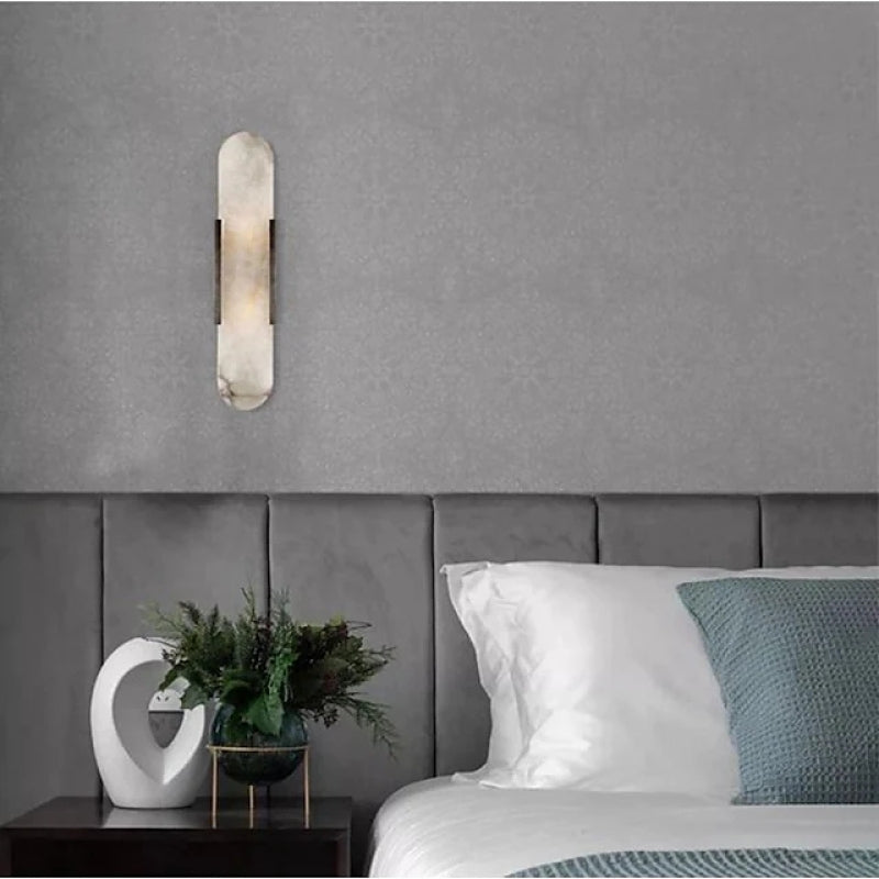 Nordic Modern Minimalist Wall Lamp – Black/Gold, LED, 15.8–31.5"