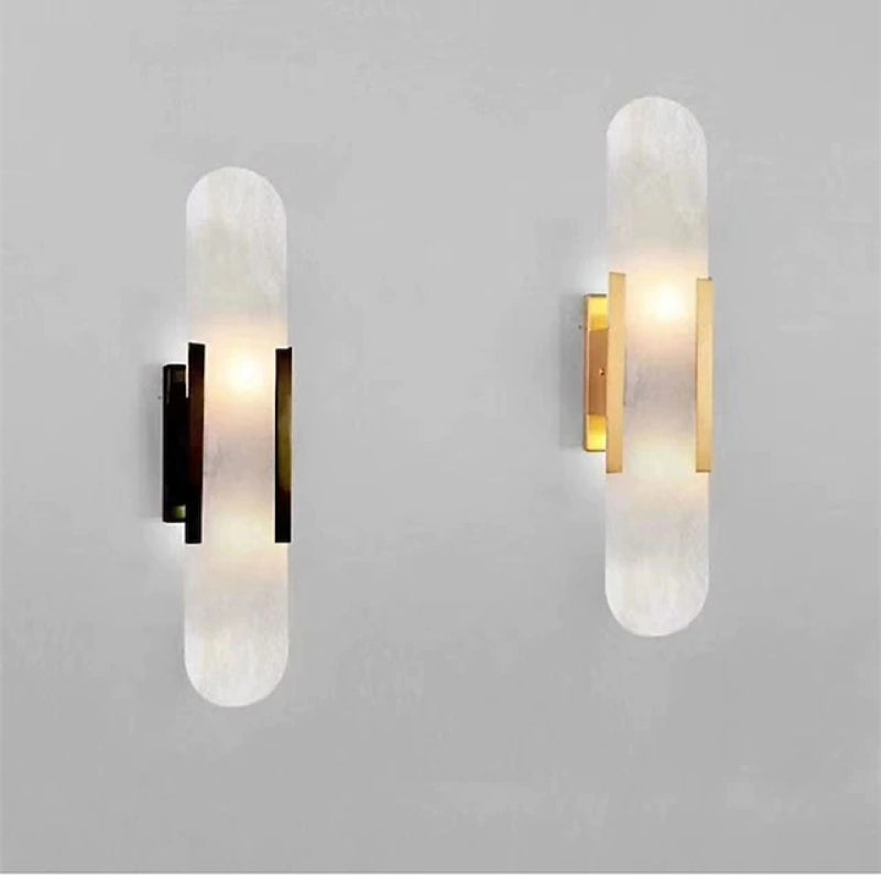 Nordic Modern Minimalist Wall Lamp – Black/Gold, LED, 15.8–31.5"