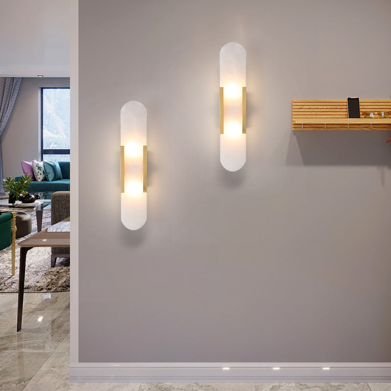 Nordic Modern Minimalist Wall Lamp – Black/Gold, LED, 15.8–31.5"
