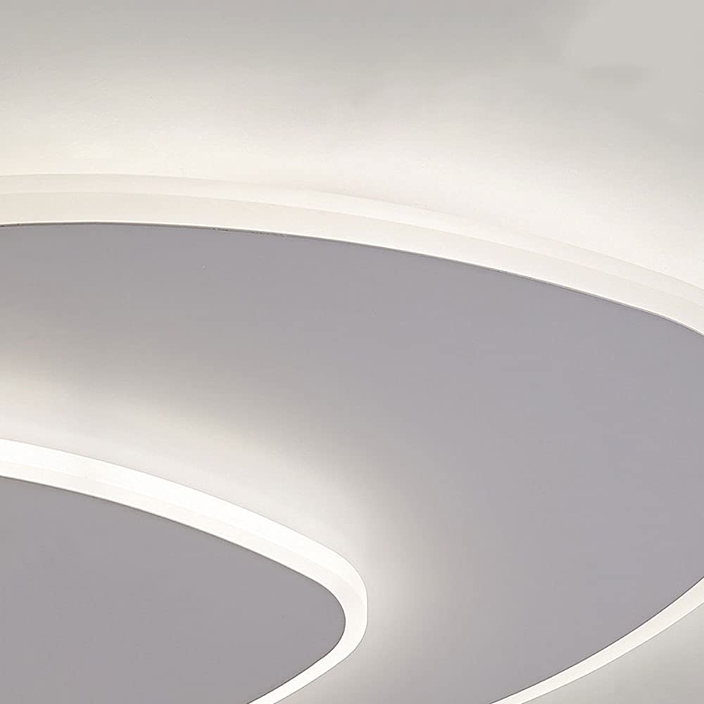 Quinn Flush Mount Ceiling Light – Modern Metal & Acrylic, 15.8/19.7"