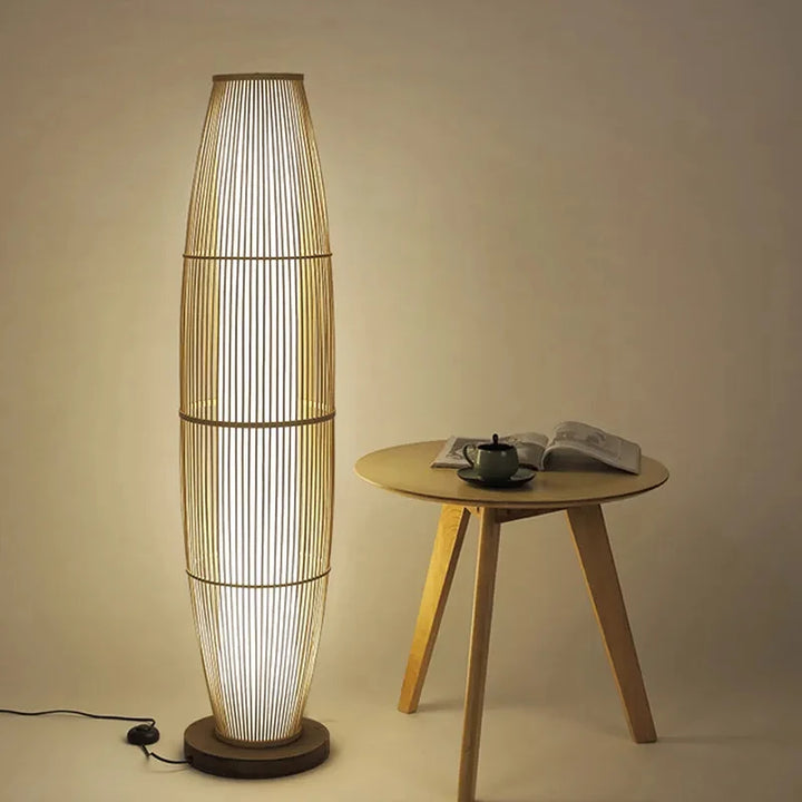 Bamboo Floor Lamp | Natural & Eco-Friendly Ambient Lighting