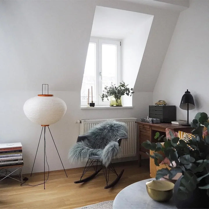 Japanese Akari Rice Paper Lamp – Minimalist Design