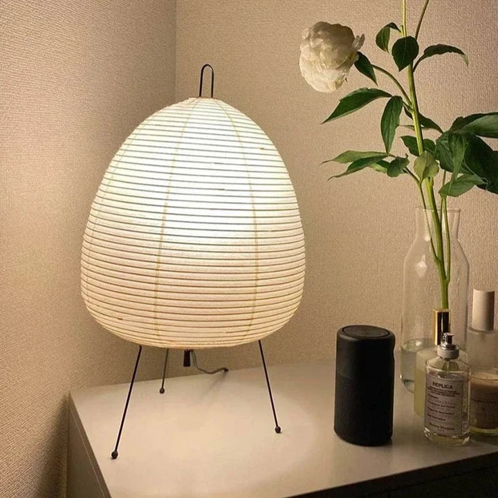 Japanese Akari Rice Paper Lamp – Minimalist Design