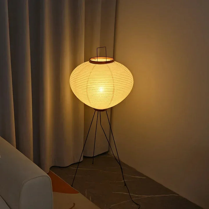 Japanese Akari Rice Paper Lamp – Minimalist Design