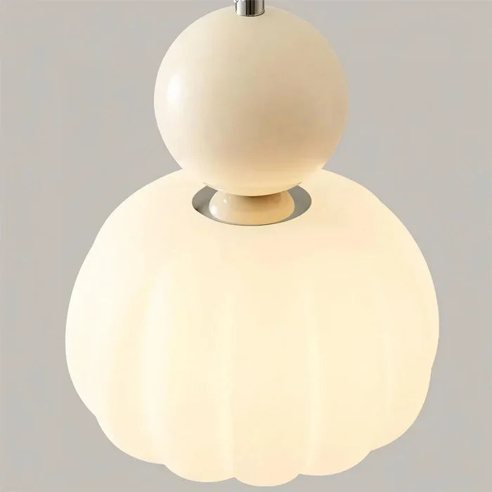 Art Deco Cream Pendant Lamp