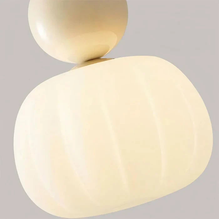 Art Deco Cream Pendant Lamp