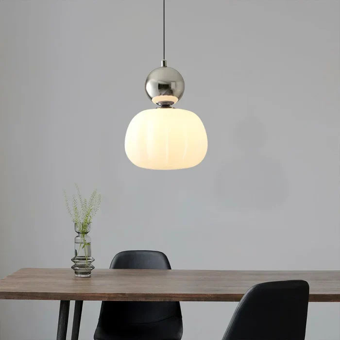 Art Deco Cream Pendant Lamp