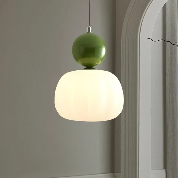 Art Deco Cream Pendant Lamp