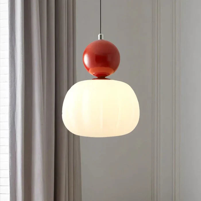 Art Deco Cream Pendant Lamp