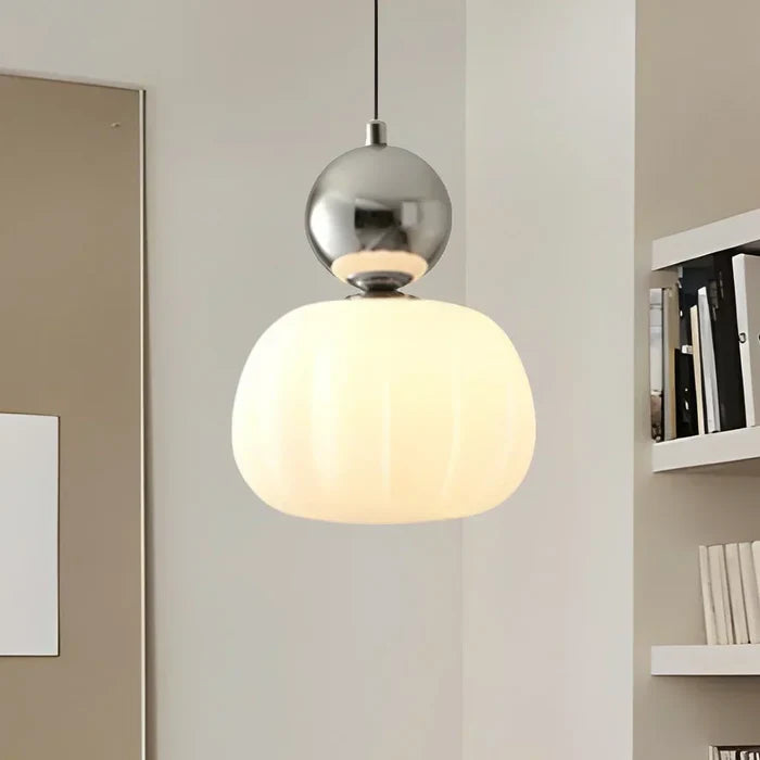 Art Deco Cream Pendant Lamp