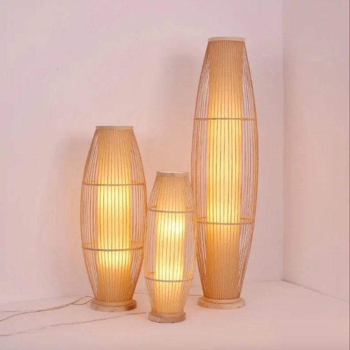 Bamboo Floor Lamp | Natural & Eco-Friendly Ambient Lighting