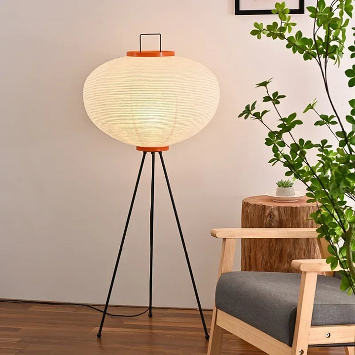 Japanese Akari Rice Paper Lamp – Minimalist Design