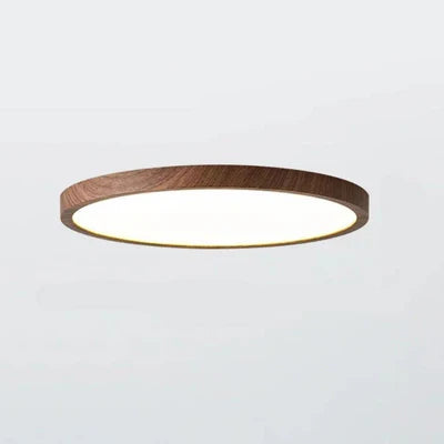 Ultrathin Ceiling Light – LED, Walnut Finish