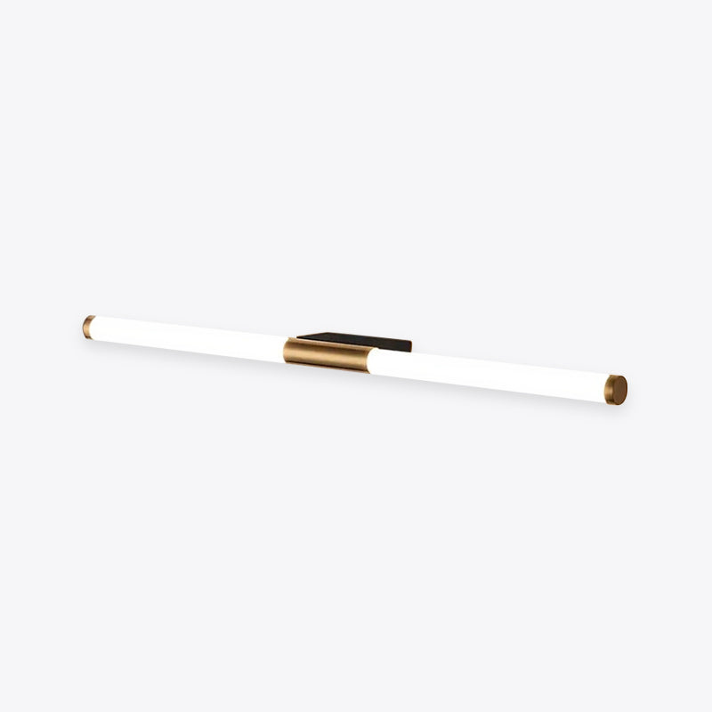 Leigh Minimalist Linear Metal Wall Lamp – Gold Finish, 19.3/23.2/27.2"