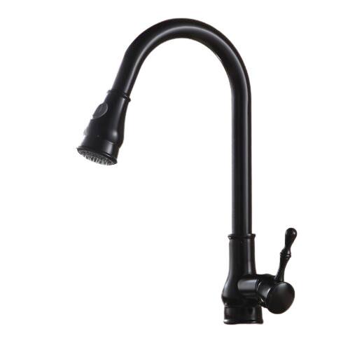 Kitchen Faucet - 360 Degree Swivel Water Mixer Pull Down Faucet
