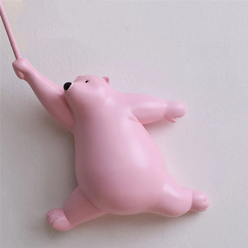 Fateh Bear Balloon Ceiling Light – LED Flush Mount, 3 Colours