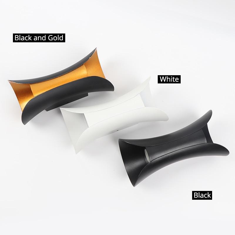 IP65 Outdoor Curved LED Wall Light – 6-10W Metal & Acrylic Finish