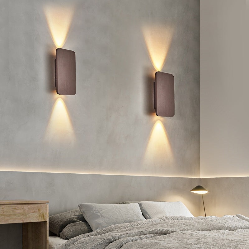 Ozawa Modern Square Wall Lamp – Metal & Acrylic Sconce for Bedroom & Living Room