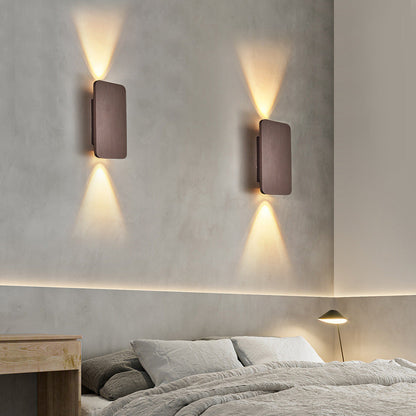 Ozawa Modern Square Wall Lamp – Metal & Acrylic Sconce for Bedroom & Living Room