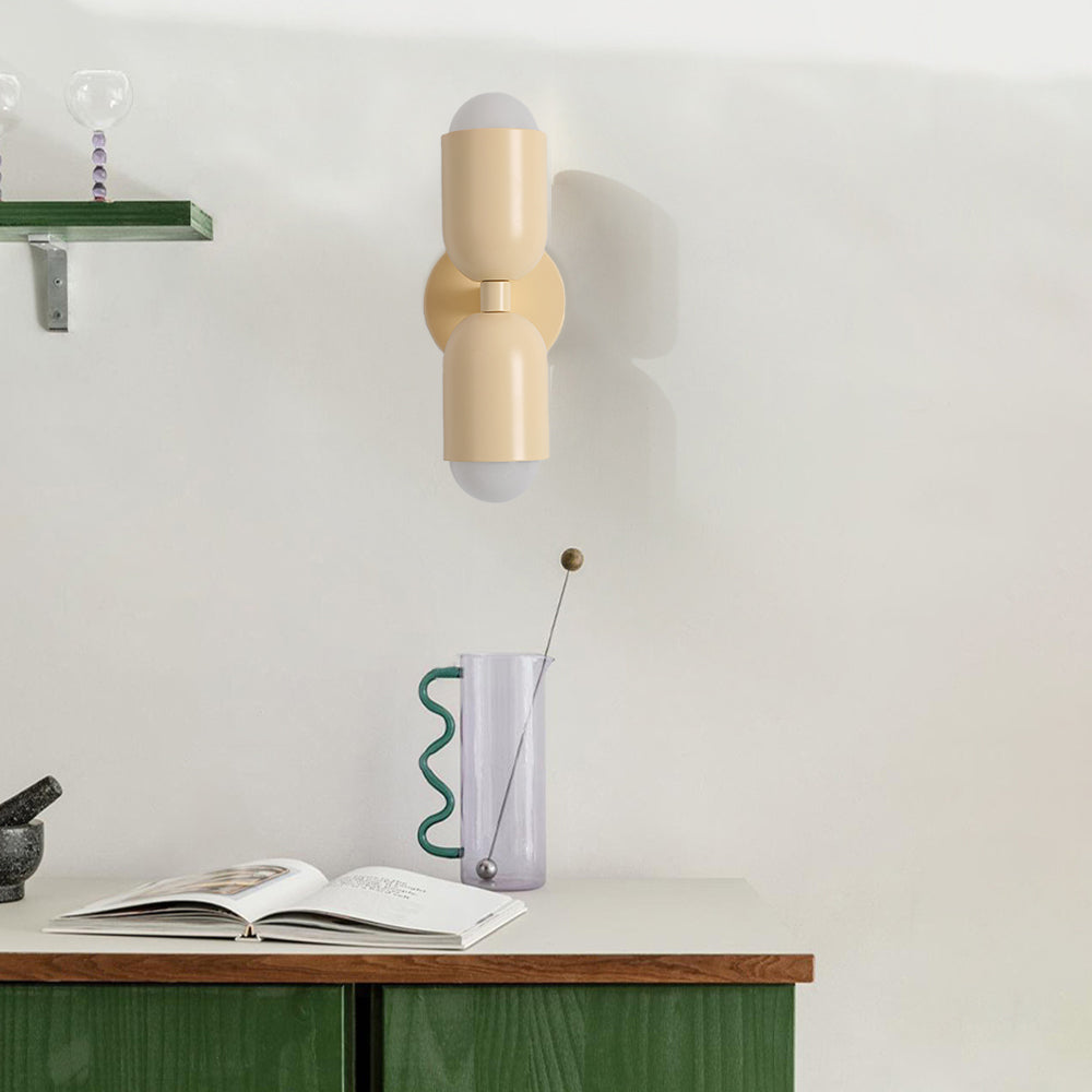 Morandi Double-Headed Wall Lamp – Scandinavian Design