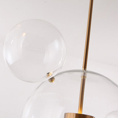 Hailie Glass Bubble Cluster Pendant Light – Frosted Glass, 1/3/5 Heads