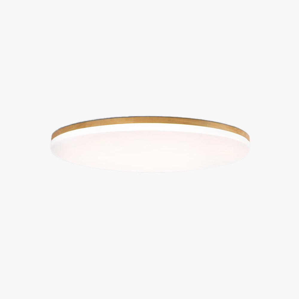 Ozawa Minimalist Wood Flush Mount Ceiling Light – 24/18.9/24"