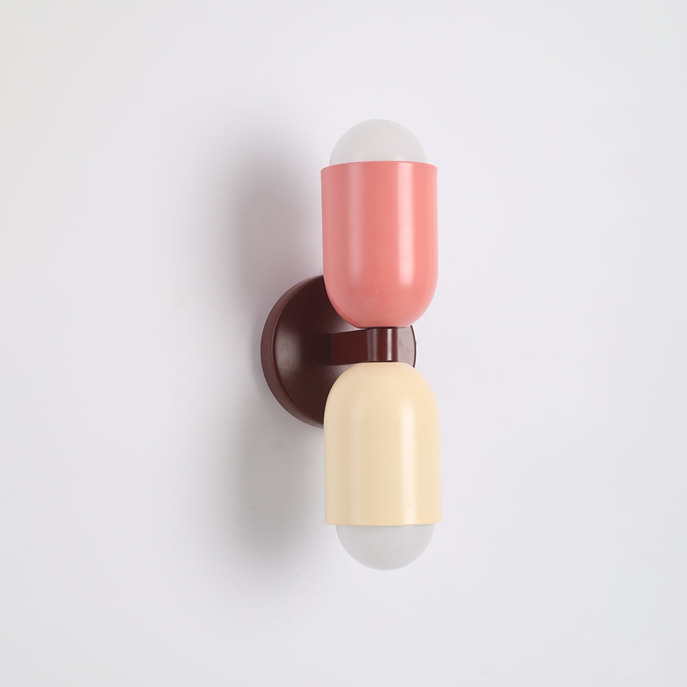 Morandi Double-Headed Wall Lamp – Scandinavian Design