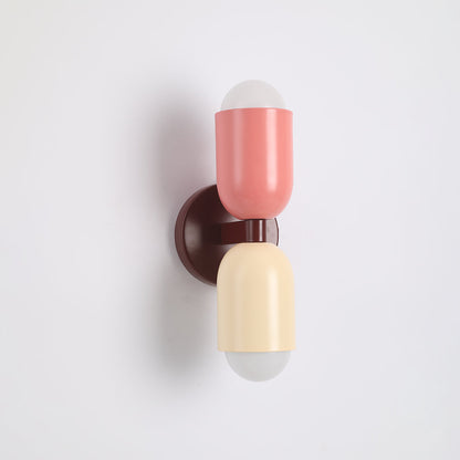 Morandi Double-Headed Wall Lamp – Scandinavian Design