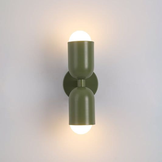 Morandi Double-Headed Wall Lamp – Scandinavian Design