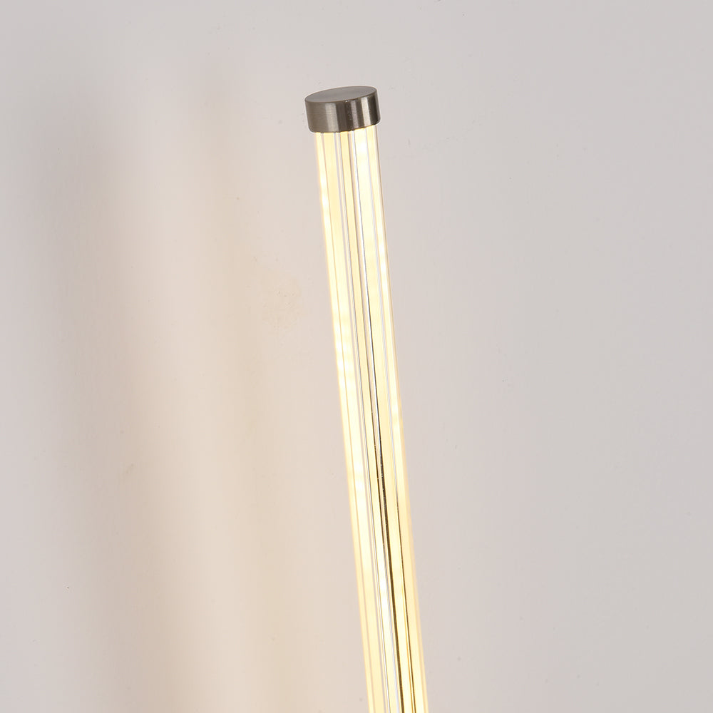 Edge Coppery & Nickel Wall Lamp – Metal & Acrylic, 23.6-31.6"