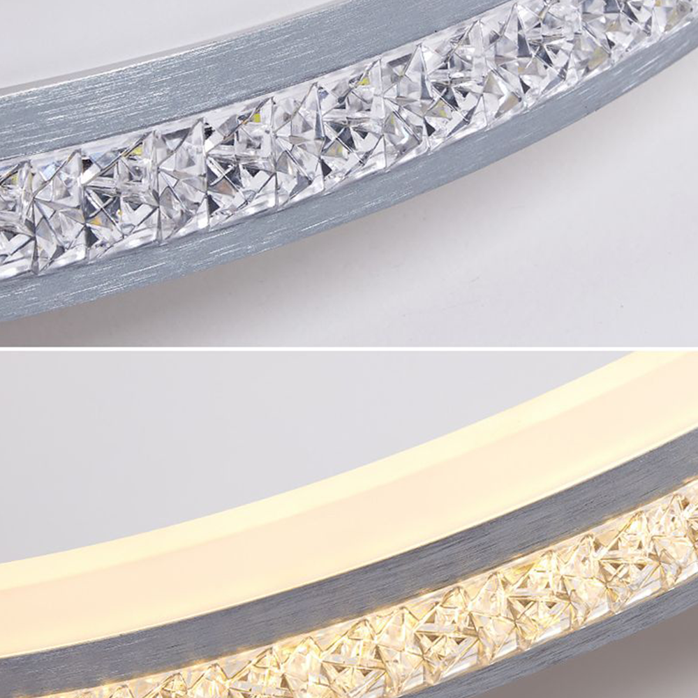 Quinn Modern Ring Flush Mount Ceiling Light – 7.9–31.5" 3-Color LED