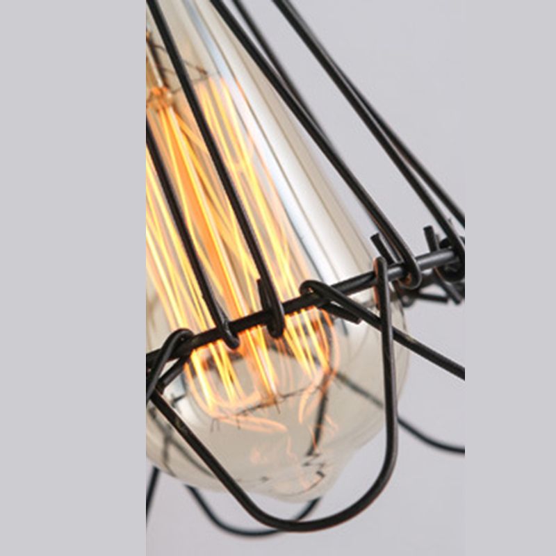 Alessio Industrial Lantern Wall Lamp – Black or Rust Finish