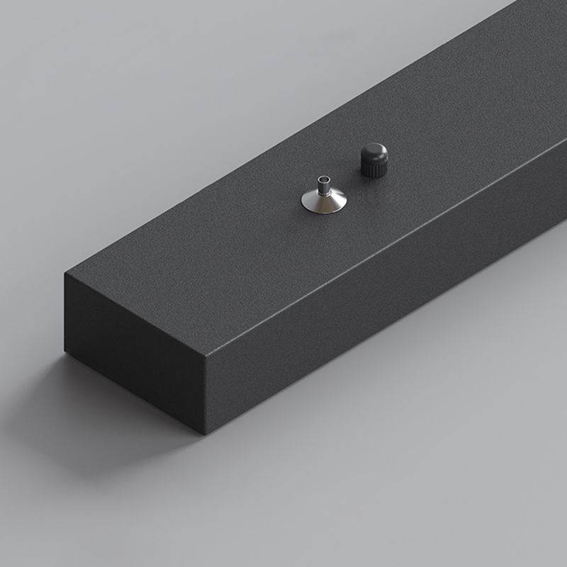 Edge Linear Pendant Light – Black & Gold, 35.4", Dimmable LED