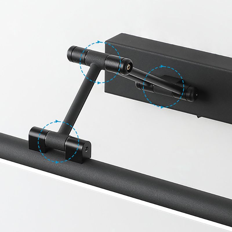 Edge Linear LED Vanity Wall Lamp – Metal Frame, Acrylic Shade