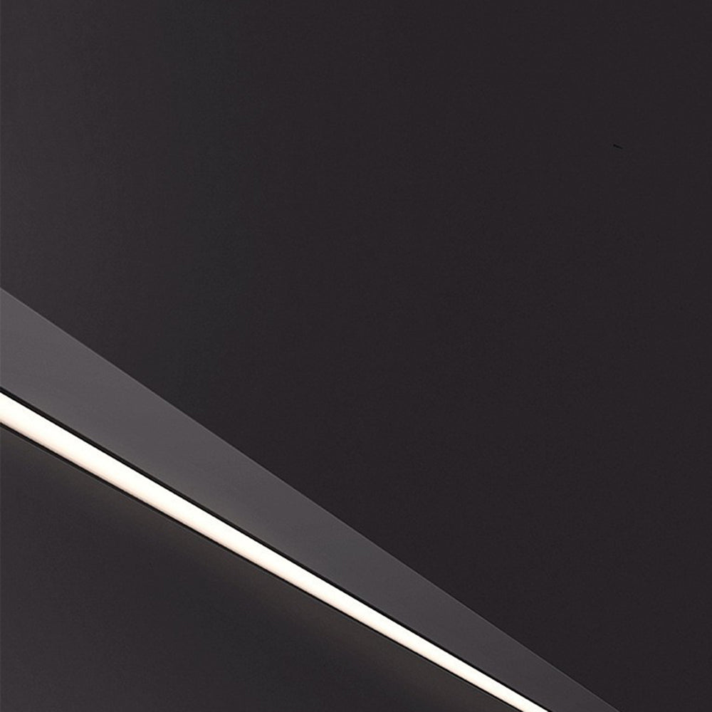 Slim LED Wall Light – Modern Linear Indoor Wall Lamp (Matte Black)