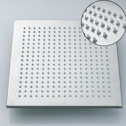 16" Square Stainless Steel Shower Head Colorful LED Rain Shower Light-Rain Shower Heads-Index Bath-Golden-Index Bath