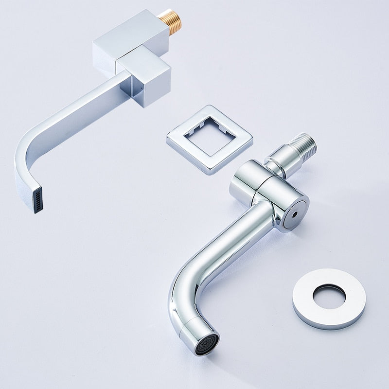 180 Degree Solid Bass Wall Outlet Wall Mounted Shower Spout-Shower Faucet-Index Bath