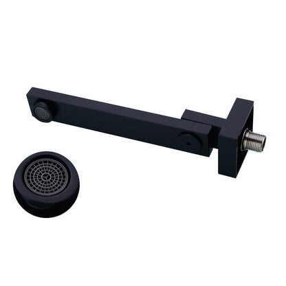 180 Degree Solid Bass Wall Outlet Wall Mounted Shower Spout-Shower Faucet-Index Bath