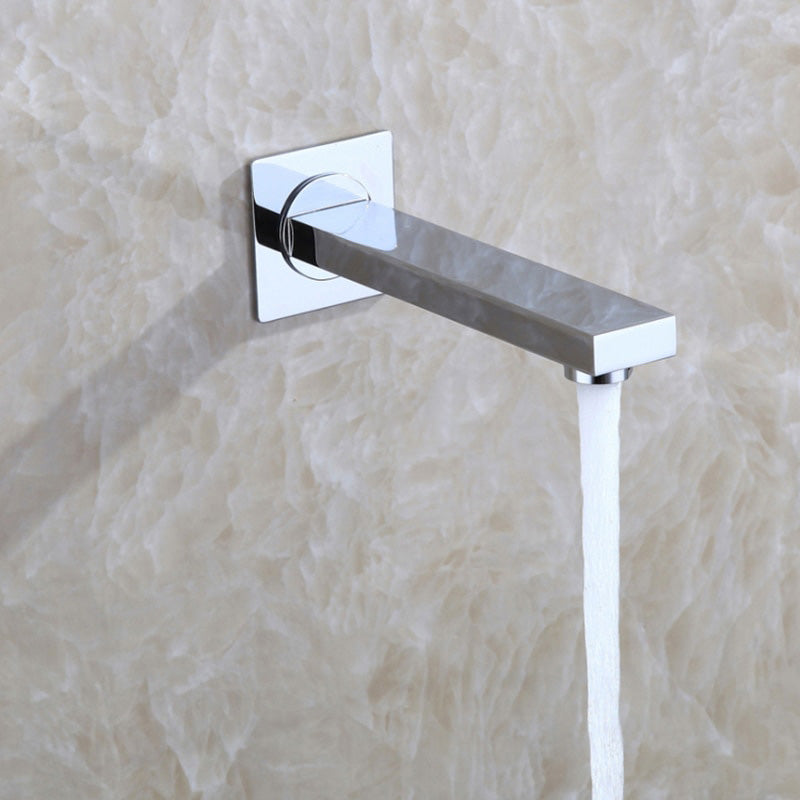 180 Degree Solid Bass Wall Outlet Wall Mounted Shower Spout-Shower Faucet-Index Bath