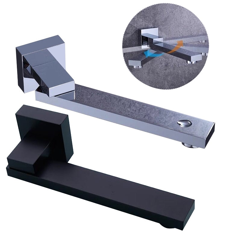 180 Degree Solid Bass Wall Outlet Wall Mounted Shower Spout-Shower Faucet-Index Bath