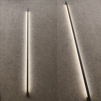 Slim LED Wall Light – Modern Linear Indoor Wall Lamp (Matte Black)